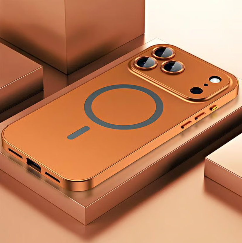 Aluminum Mag Safe Magnetic Case for iPhone 17 Pro Max 16 15 14 13